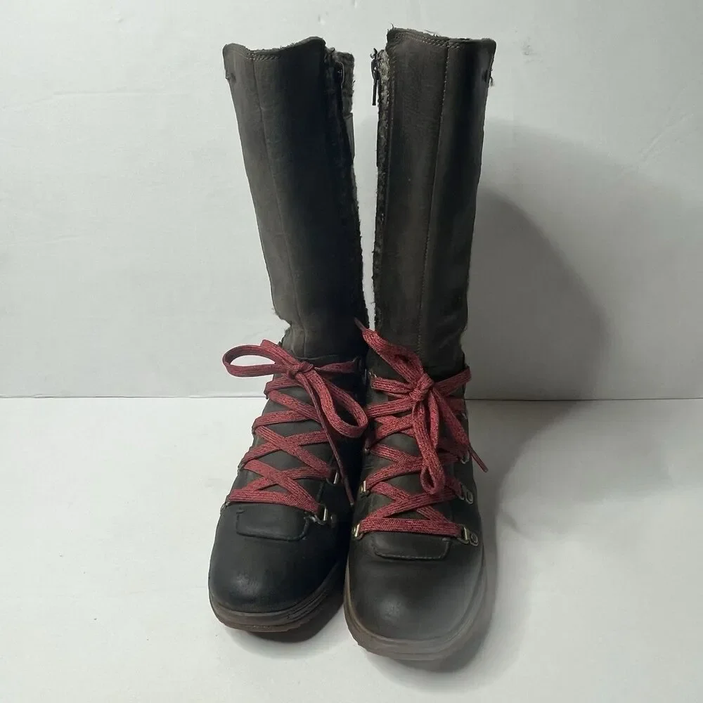 Merrell Bungee Cord Eventyr Cuff Mis Calf Zip UP Boots Women's Size 5.5
